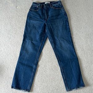 Abercrombie and Fitch The 90’s Straight Ultra High Rise Curve Love Jeans Size 30
